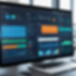 A sophisticated dashboard showcasing IWMS functionalities