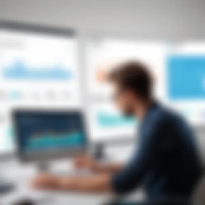 Graph illustrating user behavior analytics within Kissmetrics