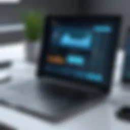 A visual representation of live calling software interface showcasing various features.