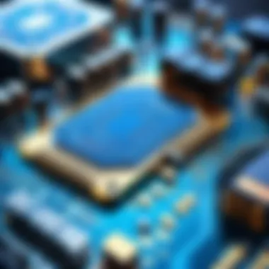 Close-up of circuit boards symbolizing cutting-edge technological advancements.