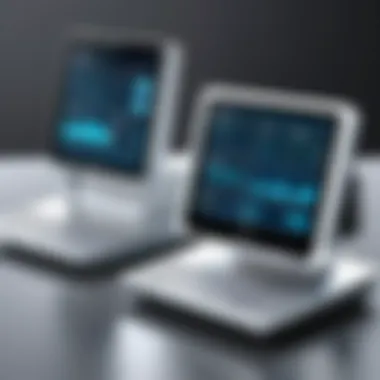 Comparative analysis of various offline POS systems on a digital screen
