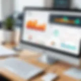 Oktopost platform interface showcasing analytics dashboard