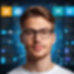 Visual representation of various paid content platforms and their features