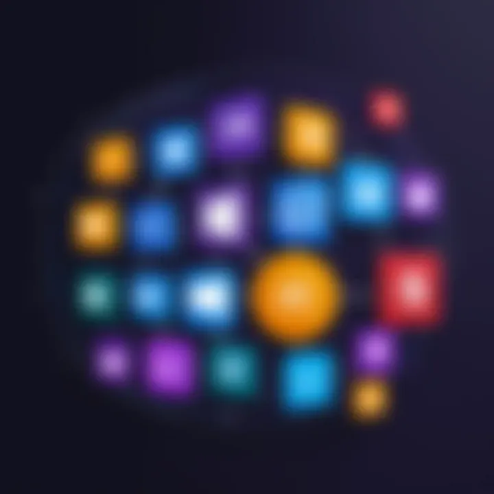 A visual representation of integration options available in Power Apps