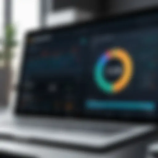 Visual representation of rankingCoach dashboard interface