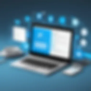Illustration of customer relationship management tools in action