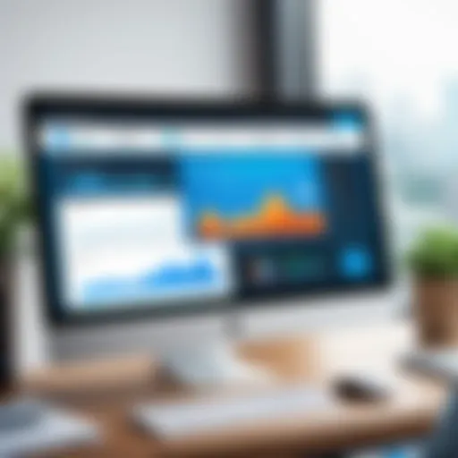 Dynamic dashboard showcasing Salesforce Sales Cloud features