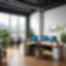 A modern office space representing innovation in finance.
