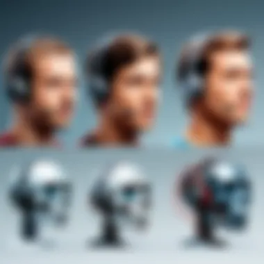 The Evolution of Speech Recognition Technology An illustration showcasing the evolution of speech recognition technology