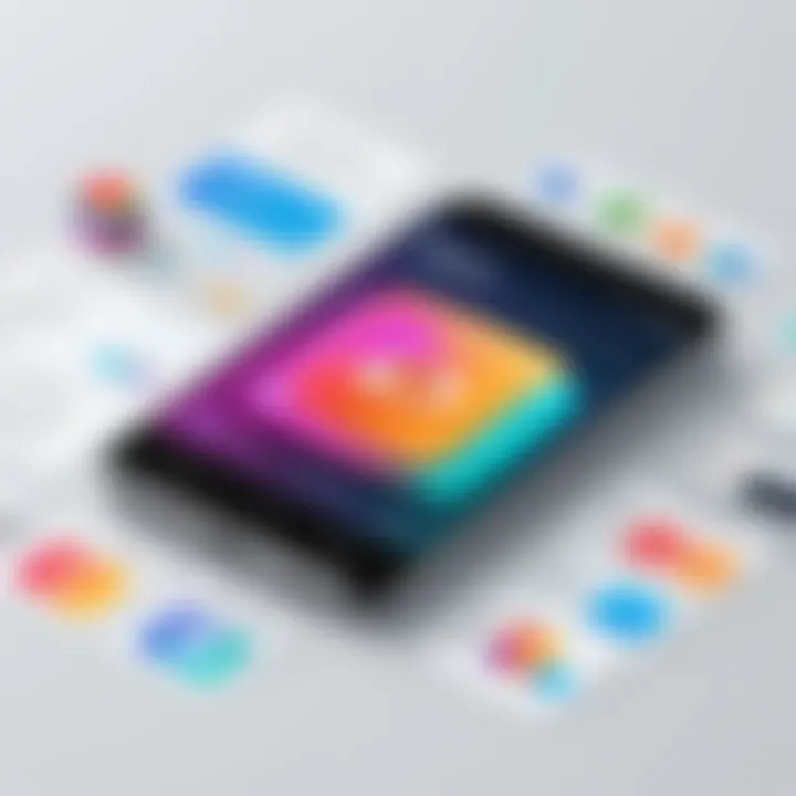 Visual representation of app advantages