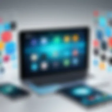Engaging Advertisement Showcasing Various Apps Engaging advertisement showcasing various apps