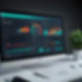 A dynamic dashboard showcasing DevOps metrics