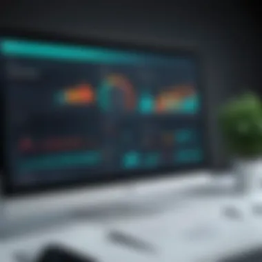 A dynamic dashboard showcasing DevOps metrics