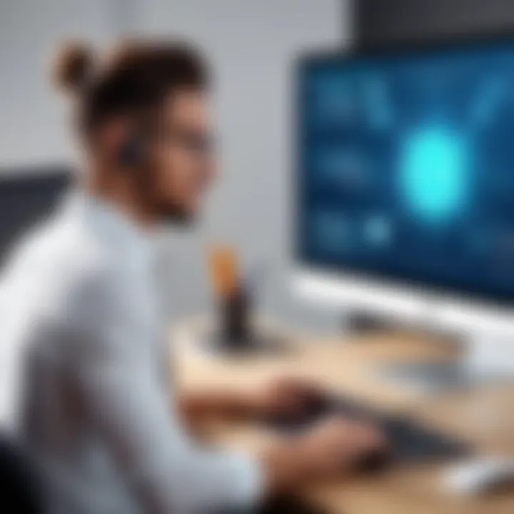 An engaging online learning platform interface