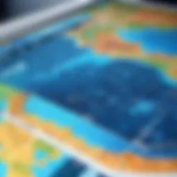Modern GIS interface showcasing spatial data analysis.