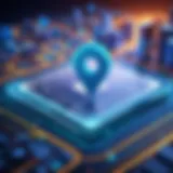 Visual representation of IP geolocation technology
