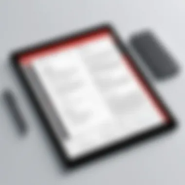 Intuitive User Interface of Leading PDF Editors User interface of a PDF editor showcasing editing tools
