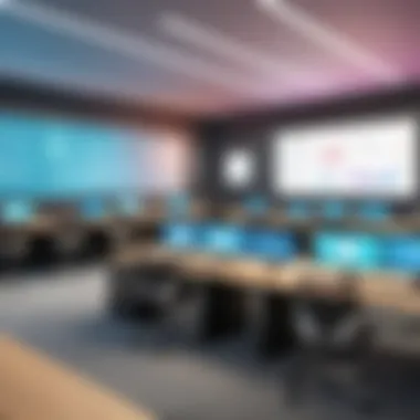 Optimizing Blended Learning Environments A classroom set up for a blended learning environment