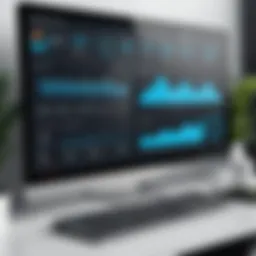 A sophisticated dashboard showcasing ad server analytics
