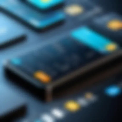 Visual representation of a digital wallet interface