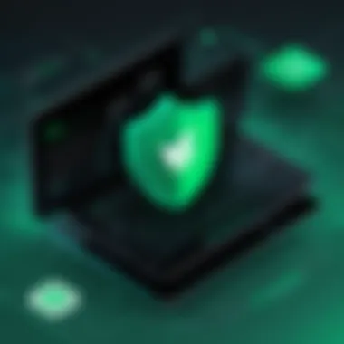 Robust Security Measures Security features of the Changelly app highlighted in a graphical representation.