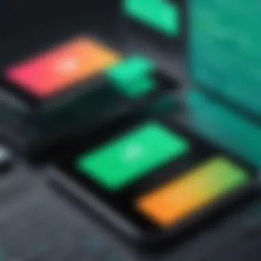 Seamless Digital Asset Swapping User interface of the Changelly app showcasing digital asset swapping.