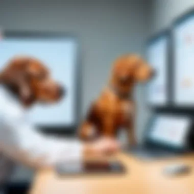 Collaborative Strategies for Effective CRM Implementation Veterinary practice team collaborating on CRM strategies