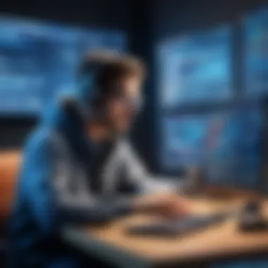 Ethical Considerations in the Realm of Unreal Code Illustration depicting ethical considerations of unreal code