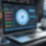 Visual representation of gage calibration tracking software interface