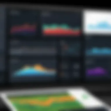 Golf Analytics Dashboard Overview Visual representation of a golf analytics dashboard