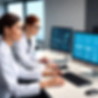 Visual representation of compliance training modules within HealthStream LMS