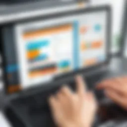 Overview of HealthStream LMS dashboard showcasing user-friendly interface