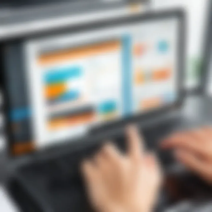 Overview of HealthStream LMS dashboard showcasing user-friendly interface