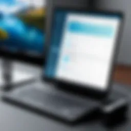 Mobile app interface showing remote desktop options