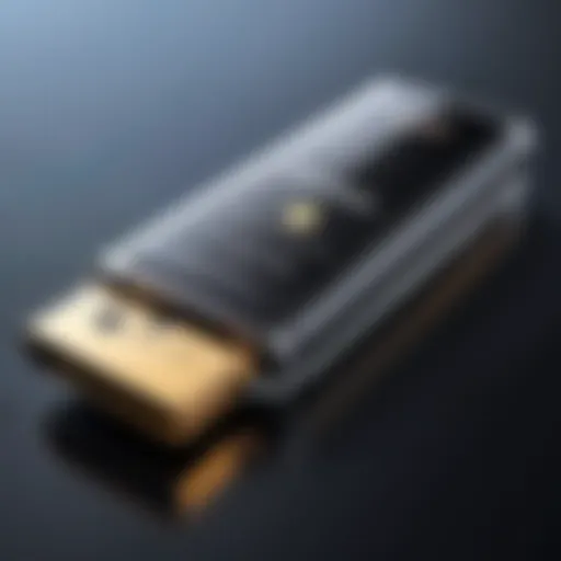 Secure USB crypto wallet showcasing advanced technology