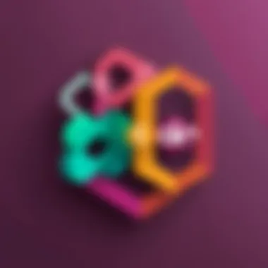 Visual representation of Odoo and Slack logos interlinked