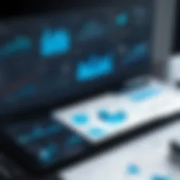 Visual representation of predictive analytics in finance