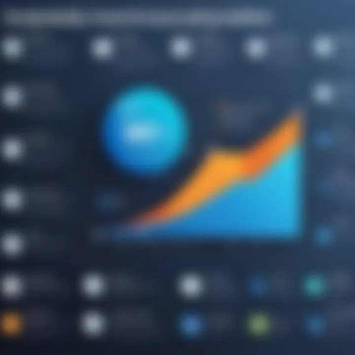 Graph comparing scalability features of ecommerce platforms