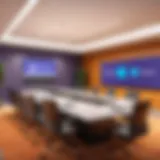 A modern conference room equipped with Microsoft Teams for Rooms technology