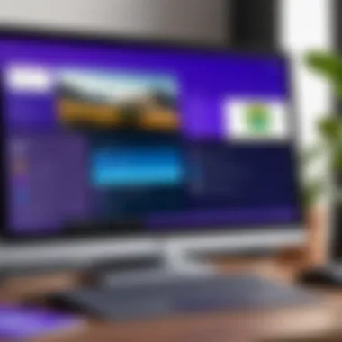 User Interface of Microsoft Teams for Rooms A close-up of the user interface of Microsoft Teams for Rooms on a display screen