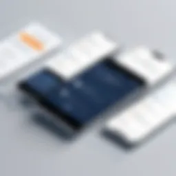 A visual representation of various mobile app testing frameworks
