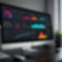 Interface showcasing Adobe Test & Target dashboard with various metrics.