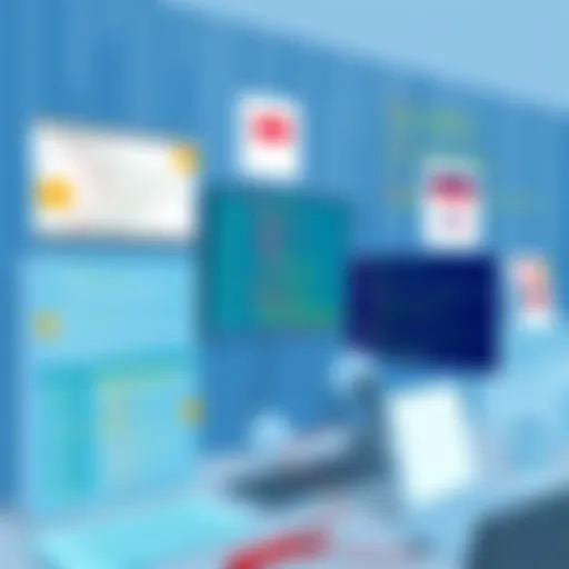 A digital workspace showcasing coding in multiple languages