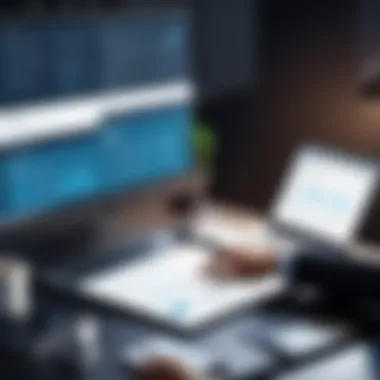 Automated Contract Workflow Automated workflow illustrating contract lifecycle management