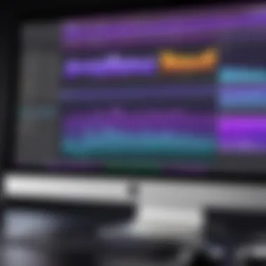The User Interface of Pro Tools on Mac Pro Tools software interface on Mac