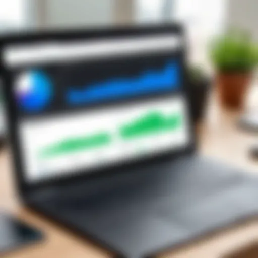 User interface of QuickBooks Online Advanced showcasing dashboard features