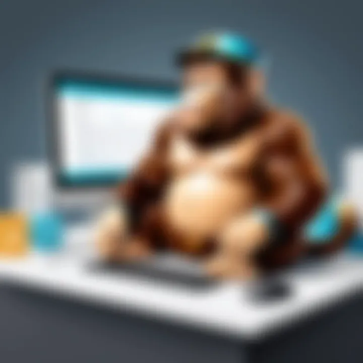 A graphic illustrating the advantages of using Mailchimp for businesses.
