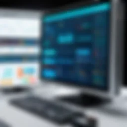 A sophisticated pharmacy computer interface showcasing advanced functionalities