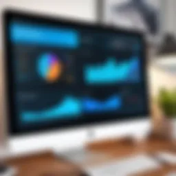 A vibrant dashboard showcasing Salesforce self-service features