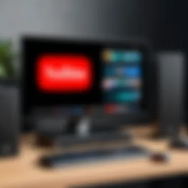 Essential Streaming Equipment for YouTube Live An organized workspace featuring essential streaming equipment.